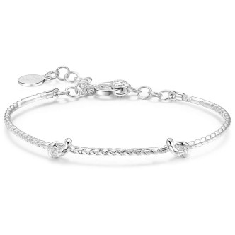 1 - Bracciale base componibile Rosato RZB006B Argento 925 collezione Storie