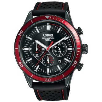 1 - Lorus Sport men's chronograph watch steel rt305hx9