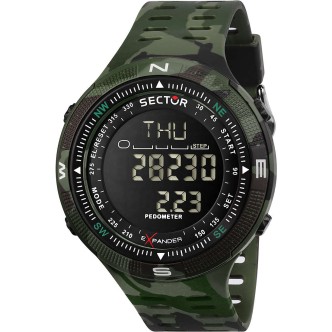 1 - Sector plastic man digital watch R3251541002