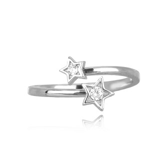 1 - Ring contrariè stars Mabina woman Silver 925 with zircons 523129