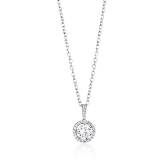 1 - Collana punto luce tondo Mabina donna Argento 925 533028