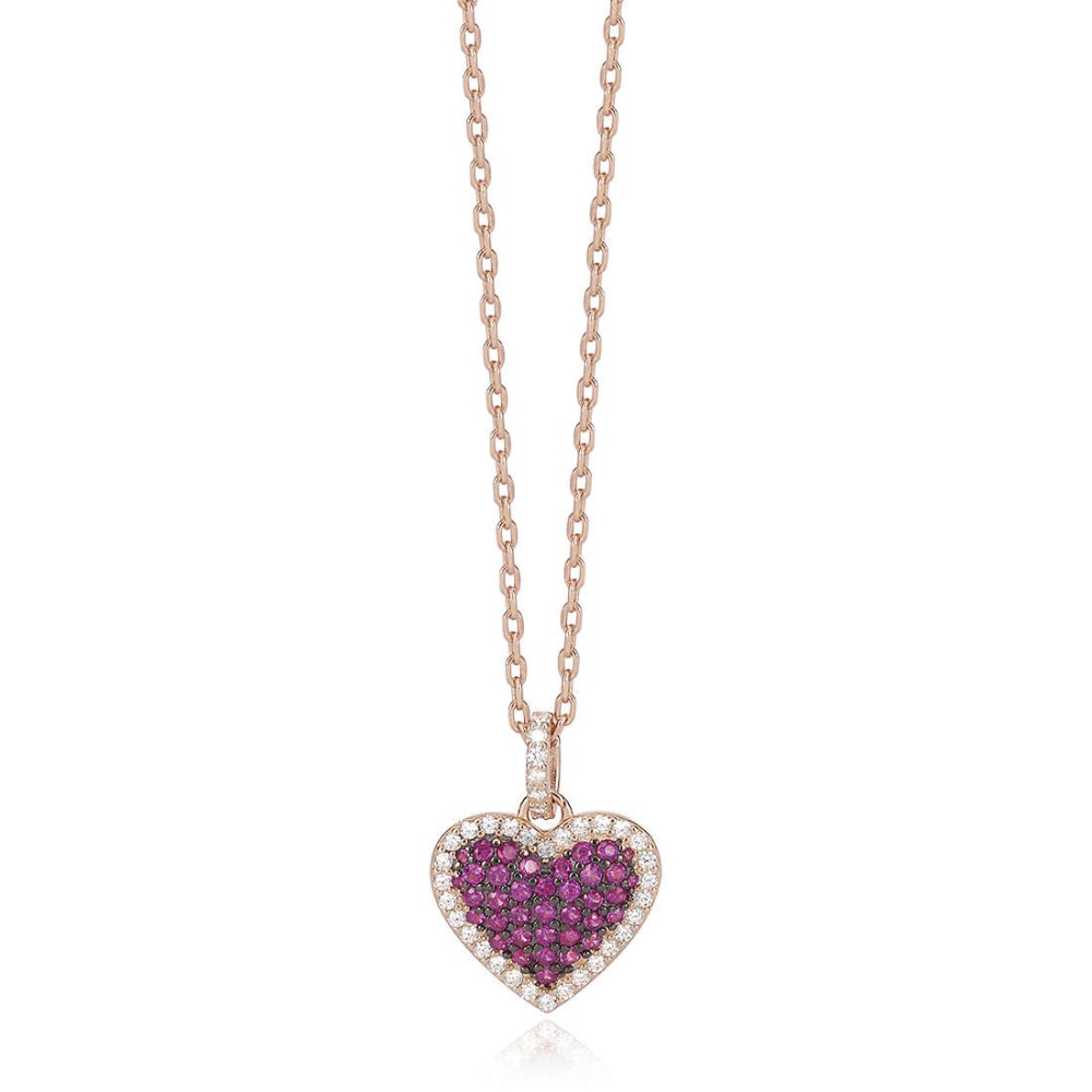 1 - Mabina heart necklace 553392