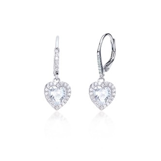 1 - Mabina heart women's earrings 563131