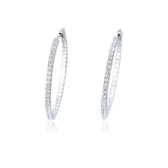 1 - Woman earrings Mabina silver zircons 563139