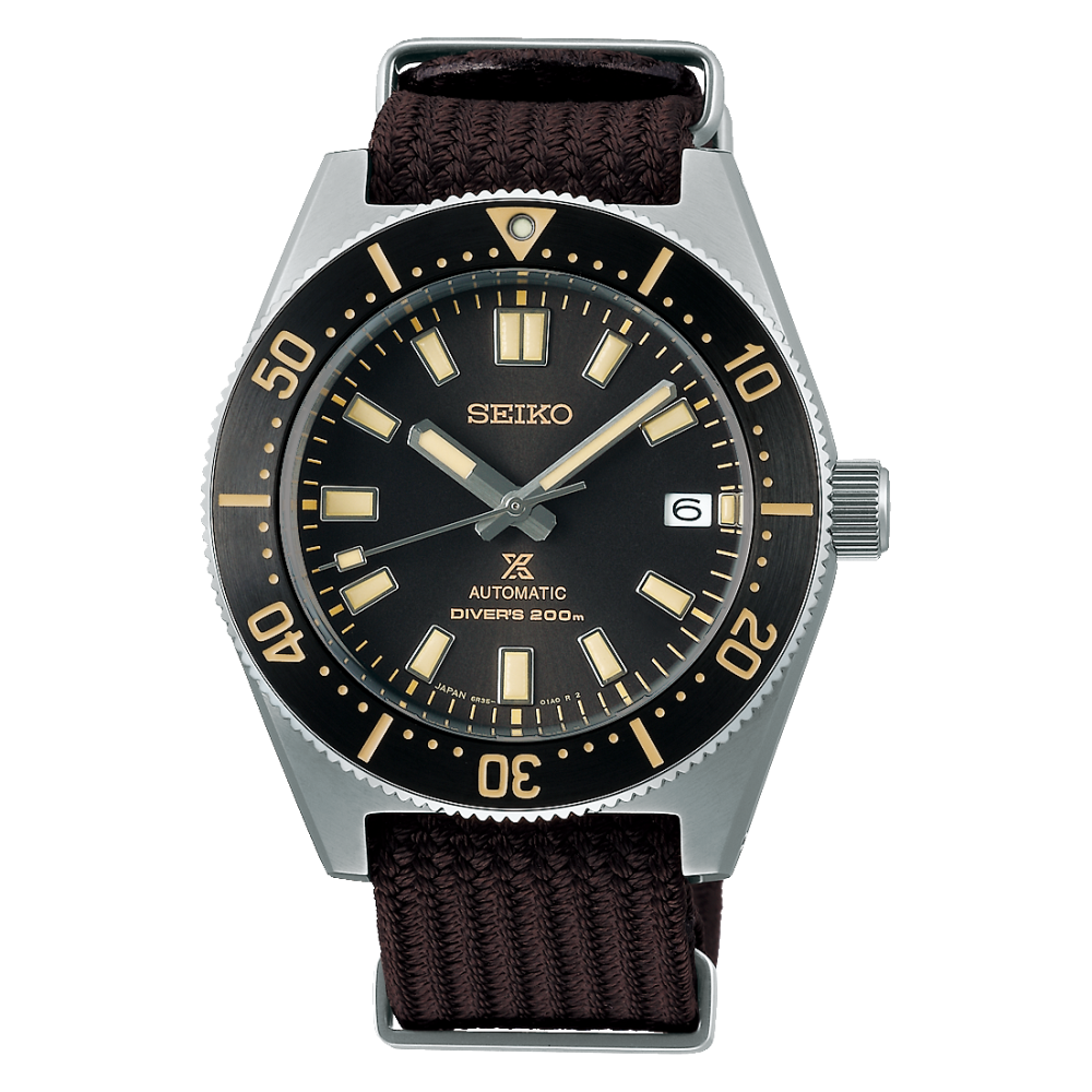 1 - Seiko Prospex Automatic Diver Watch Brown Fabric SPB239J1