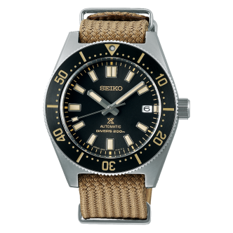 1 - Seiko Prospex Automatic Diver Watch Brown Fabric SPB239J1