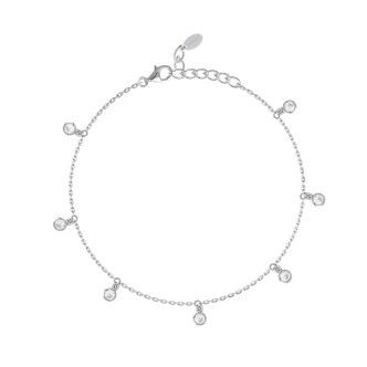 1 - Anklet Points of Light Mabina woman 533373 Silver 925