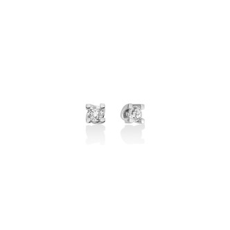 1 - Punto Luce Miluna White Gold women's earrings with diamonds ERD5068-030G7