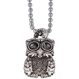 1 - Pietro Ferrante Necklace CA3272 Bronze owl pendant with Pesky collection