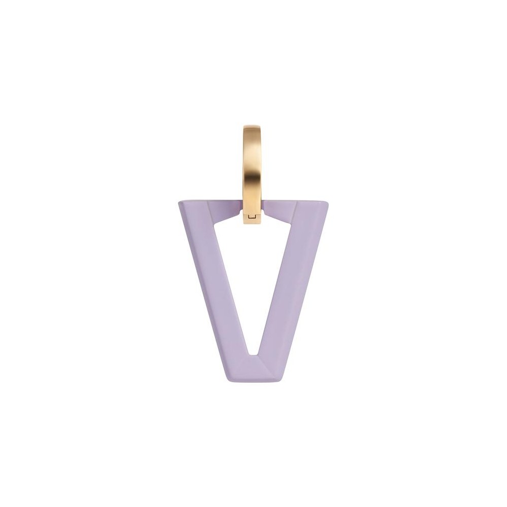 1 - Single earring Valentina Ferragni Lilac 925 Silver DVF-OR-BA2 Uali Lilac