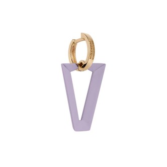 1 - Single earring Valentina Ferragni Lilac 925 Silver DVF-OR-BA2 Uali Lilac