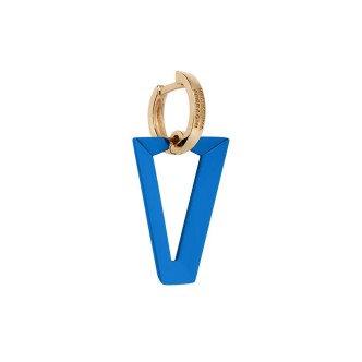 1 - Monorecchino Valentina Ferragni Blu Argento 925 DVF-OR-BA1 Uali Blue