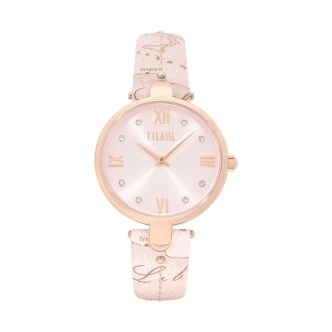 1 - Alviero Martini 1a Classe Santorini women's watch pink steel 1673249 leather strap