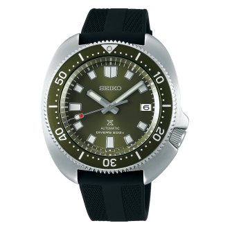 1 - Seiko Prospex Green Automatic Diver Silicone Watch SPB153J1