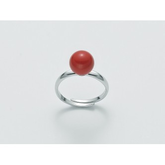 1 - Anello donna Miluna corallo rosso Argento 925 LID3310