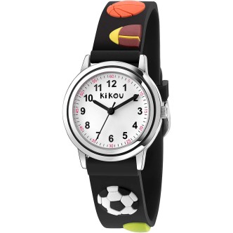 1 - Kikou Hobby child time only watch black silicone R4551101002