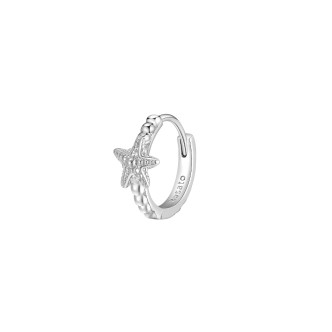 1 - Woman starfish hoop earring Rosato RZO056R 925 Silver Stories