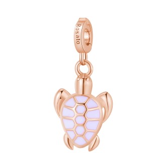 1 - Rosé turtle pendant Rosato RZ188 925 silver with zircons