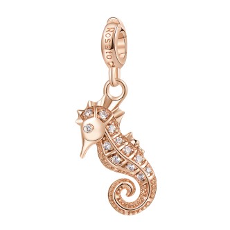 1 - Rosè pendant seahorse Rosato RZ042 925 silver with zircons