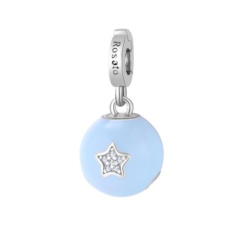 1 - Pendant bell Rosato RZ185R 925 blue enamel