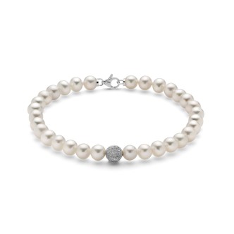 1 - Miluna woman bracelet with 18Kt gold pearls PBR2534V