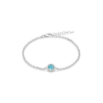 1 - Miluna Blue Topaz Woman Bracelet Silver 925 The Gems of Heaven BRD934