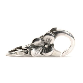 1 - Trollbeads flower lock TAGLO-00026 Silver