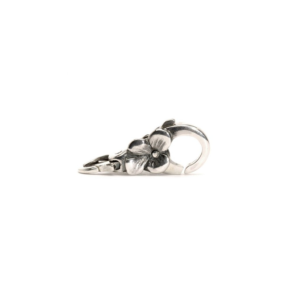 1 - Trollbeads flower lock TAGLO-00026 Silver