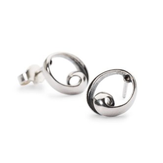 1 - Orecchini Eternità Piccoli Trollbeads TAGEA-00072 Argento