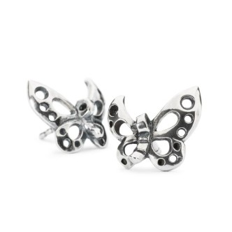 1 - Orecchini Farfalla Danzante Trollbeads TAGEA-00086 Argento