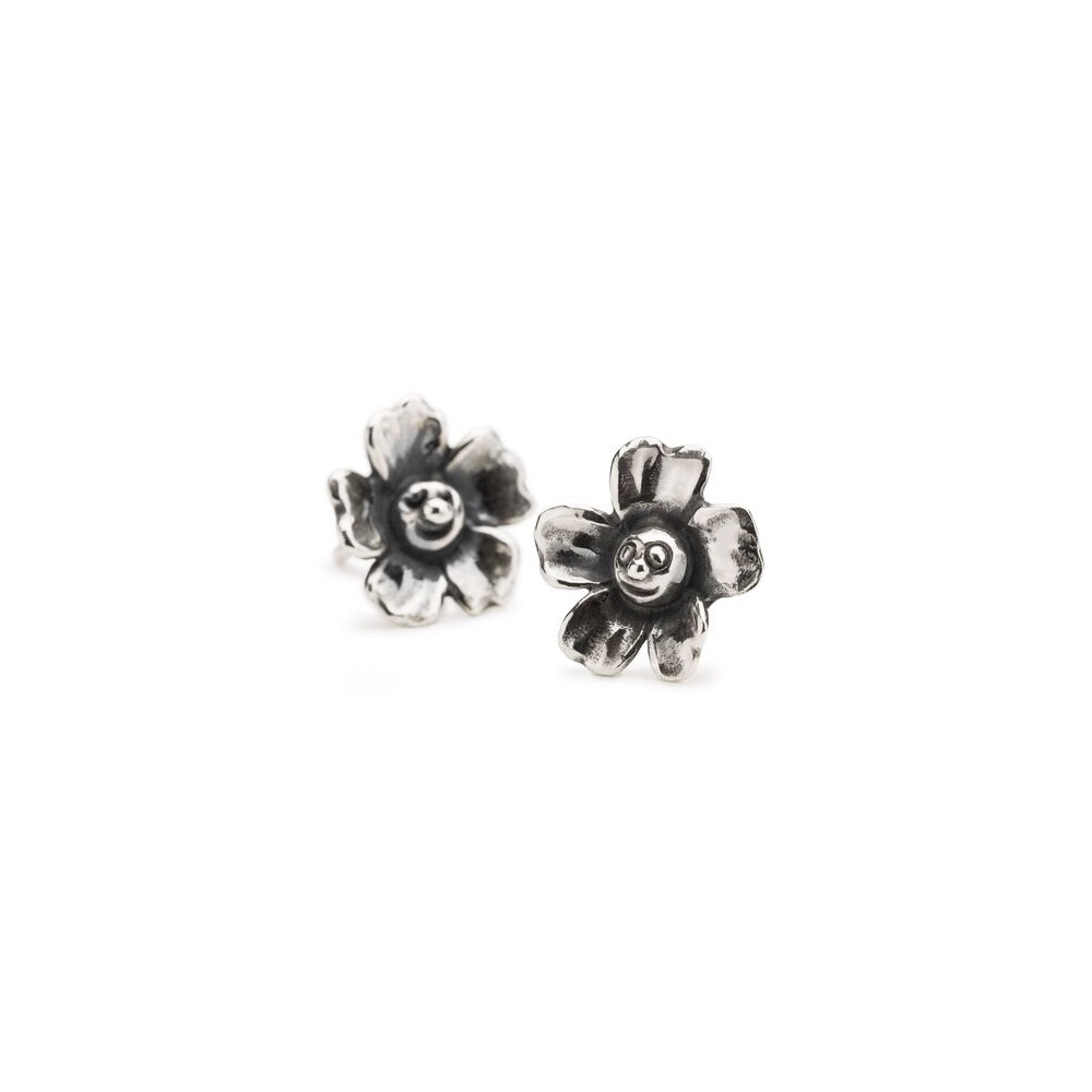 1 - Orecchini Fiori Sorridenti Trollbeads TAGEA-00107 Argento