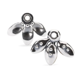 1 - Orecchini Petali Trollbeads Argento TAGEA-10009