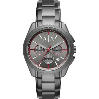 1 - Armani Exchange AX2851 men's chronograph watch in gunmetal steel