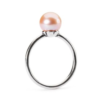 1 - Pink Pearl Petals Ring Trollbeads Silver TAGRI-00325 size 15