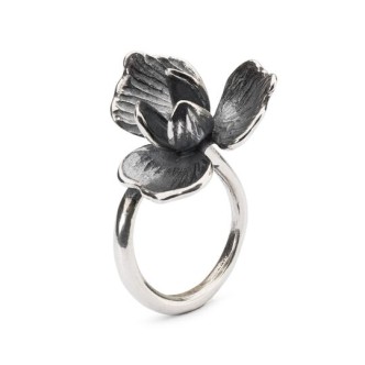 1 - Trollbeads poppy ring TAGRI-00443 size 17