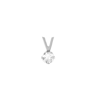 1 - Pendant woman point of light 9Kt White Gold Stroili 1401500 Poeme