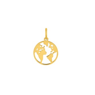 1 - World pendant 9Kt Yellow Gold Stroili woman 1410000 Poeme