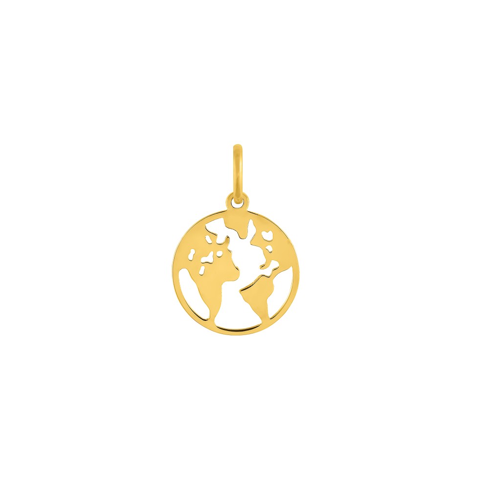 1 - World pendant 9Kt Yellow Gold Stroili woman 1410000 Poeme