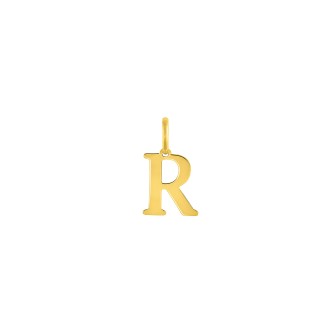 1 - Woman pendant letter R 9Kt Yellow Gold Stroili 1411869 Poeme