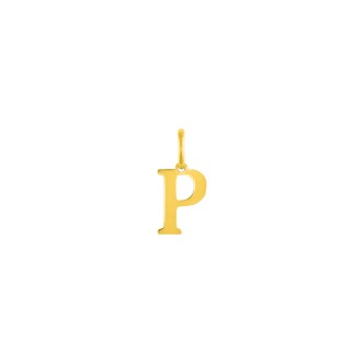 1 - Woman pendant letter P 9Kt Yellow Gold Stroili 1411868 Poeme