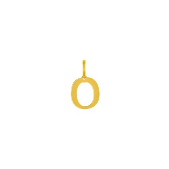 1 - Woman pendant letter O 9Kt Yellow Gold Stroili 1411867 Poeme