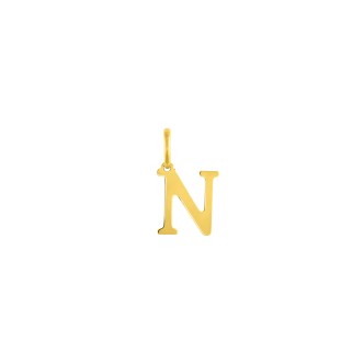 1 - Woman pendant letter N 9Kt Yellow Gold Stroili 1411866 Poeme