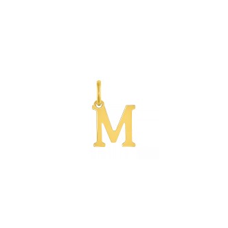 1 - Woman pendant letter M 9Kt Yellow Gold Stroili 1411865 Poeme