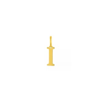 1 - Woman pendant letter I 9Kt Yellow Gold Stroili 1411863 Poeme