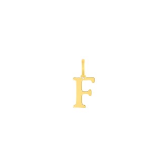 1 - Woman pendant letter F 9Kt Yellow Gold Stroili 1411861 Poeme