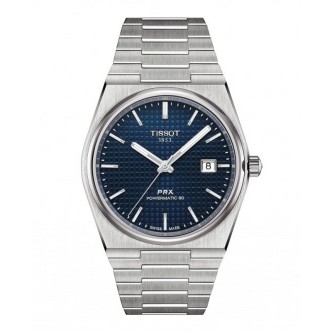 1 - Orologio uomo Tissot PRX Automatico blu T137.407.11.041.00 acciaio