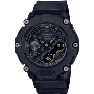 1 - Casio G-Shock black resin man watch GA-2200BB-1AER