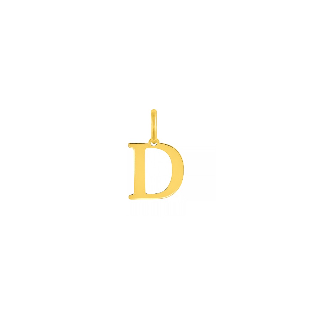 1 - Woman pendant letter D 9Kt Yellow Gold Stroili 1411859 Poeme