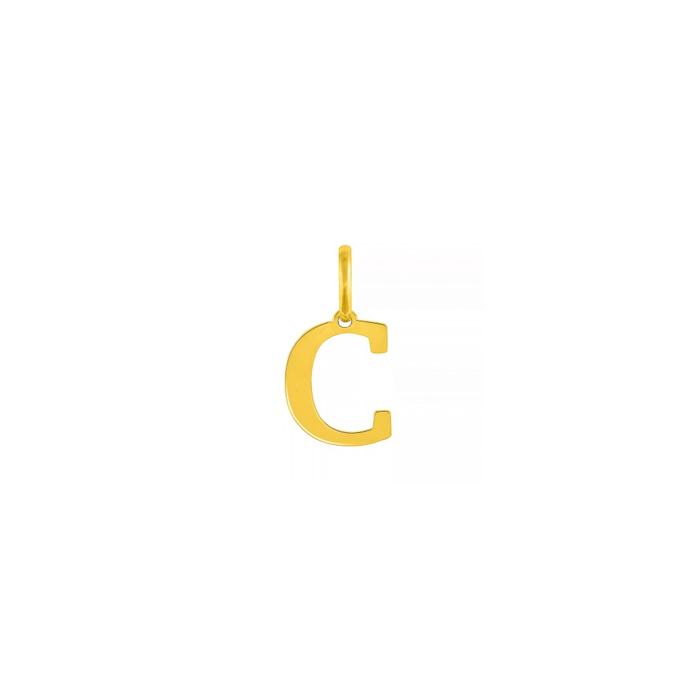 1 - Woman pendant letter C 9Kt Yellow Gold Stroili 1411858 Poeme