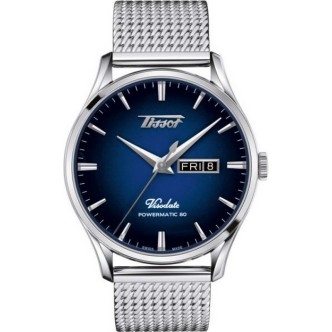 1 - Tissot Visodate Powermatic 80 blue men's watch T118.430.11.041.00 steel